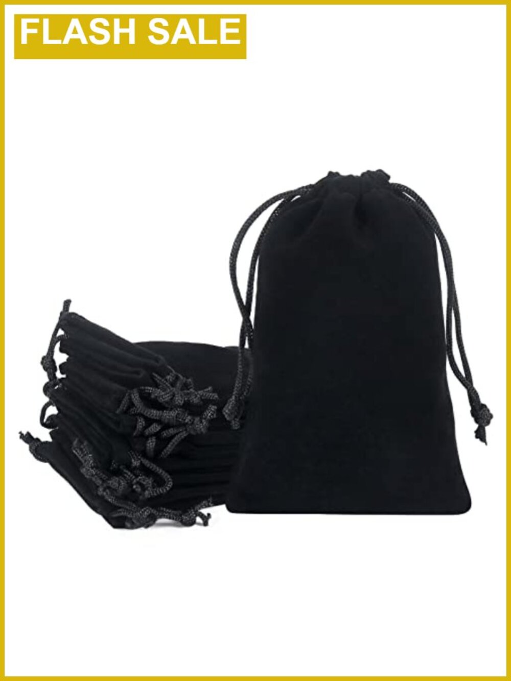 Set of 20 Velvet Drawstring Gift Bags 4x6 inch Jewelry Pouches Wedding Favor